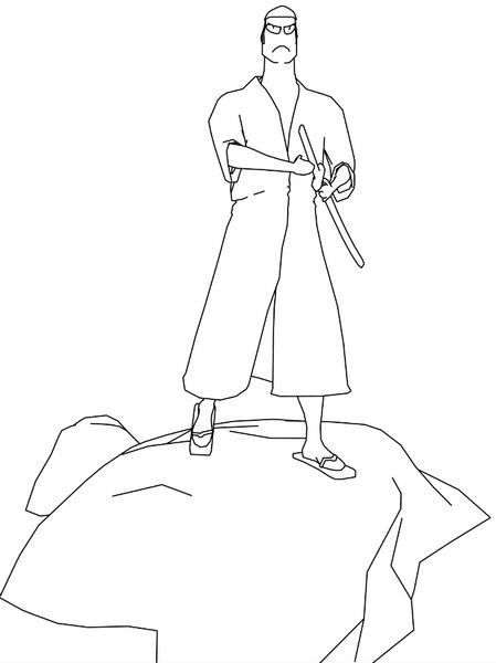 Samurai Jack Toon Coloring Pages
