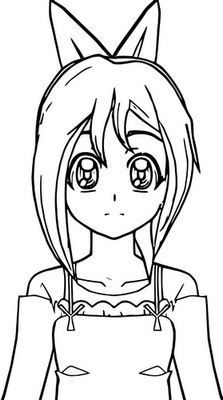Teen Anime Girl Coloring Pages